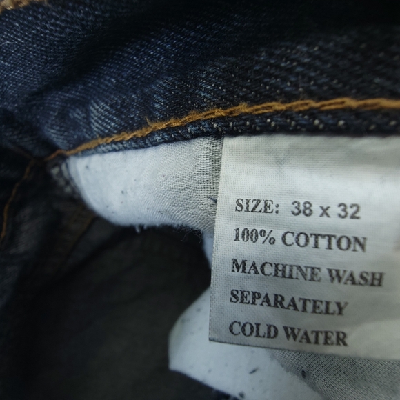 Solo Mens Jeans Straight Leg Size 38x32 (38x30) - Picture 9 of 9